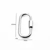 Hebilla de Tornillo de Acero Inoxidable Collar Pulsera Joyería Hebilla de Conexión Hebilla Roscada Hebilla Decorativa para Bolsa Hebilla de Seguridad Joyería de Exportación