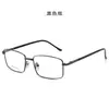 Armazones Metálicos de Montura Completa para Gafas de Hombre al por Mayor, Adecuados para Gafas de Prescripción, Luz Azul Anti-Reflejo, con Patillas de Resorte