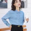 Foto Real # Camisa Jeans de Tencel Fina com Proteção Solar para Mulheres, Corte Solto, Emagrecimento, Camisa Retro Cool para Primavera.