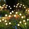Luzes Solares de Jardim LED Vagalume Cogumelo Borboleta Exterior à Prova d'Água Jardim Pátio Varanda Luzes Decorativas de Atmosfera