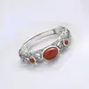 Anillo de Joyería Hueco Xiangyun Moda Nacional Moda Retro Temperamento Artístico Anillo Abierto Joyería Estilo Retro de Moda