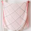 Bufanda de Tul de Algodón y Lino Nueva para Primavera y Otoño, Bufanda Chal con Estampado Geométrico de Color Contrastante Pequeño MiG para Viaje, Protector Solar para Mujer