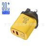 El cargador de teléfono móvil de carga rápida CA de lámpara redonda de 5 V 2 A es adecuado para el cargador de viaje de pared de teléfonos móviles Apple, Huawei y Android.