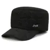 Gorra de Invierno para Hombre Estilo Papá Protección contra el Frío Protección para los Oídos Gorra de Copa Plana para Hombres de Mediana Edad y Mayores Abuelo Hombre Mayor Gorra Gruesa de Algodón Cálida con Terciopelo