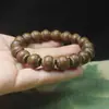 Cuentas de linterna de madera 12 mm pulsera pulsera estilo nacional simple joyería para hombres y mujeres Wen juega cuentas de Buda cuentas de rosario al por mayor