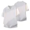 Camisa Polo de Punto Horizontal con Cuello de Punto y Cremallera, Estilo Old Money, Nuevo para Verano 2026, Alta Elasticidad, Anti-Arrugas, Textura Tridimensional, Transpirable, Manga Corta Casual