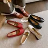Zapatos de Ballet con Suelas Blandas, Zapatos de Abuela, Zapatos Planos de Cuero Suave, Zapatos sin Cordones de Boca Baja de Cuero Genuino, Zapatos Perezosos, Tallas 34-42, Piel de Vaca de Primera Capa