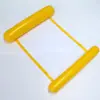 Balsa flotante inflable transfronteriza modelo nuevo hamaca para piscina balsa flotante plegable a rayas cama flotante inflable con red sillón flotante