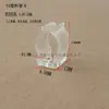 Clipe para Lâmpada Fluorescente T4/T5/T6/T7/T8/T10/T12/T16 Fivela Plástica Transparente Clipe de Fixação para Tubo Redondo