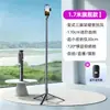 Palo selfie para teléfono móvil transfronterizo Mini integrado para foto y transmisión en vivo Soporte telescópico Fotografía de mano Clip selfie portátil