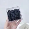 Goma para el cabello de color marrón lechoso, alta elasticidad, duradera, para mujeres, simple, tipo toalla, nuevo accesorio para el cabello