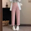 Calças Femininas Novas Outono 2026 Estilo Japonês Casuais Largas Harem Calças do Pai Emagrecimento Corpo em Pera Calças Cenoura
