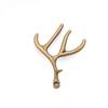 Colgante vintage de astas de animales, accesorios de joyería de aleación de AliExpress, 51 x 40 mm, venta al por mayor
