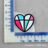 Acessórios de Cabelo DIY Patches de Coração Grafite Materiais Placa de Estacionamento de Coração Acessórios de Cabelo DIY Acrílico Enfeites de Placa de Letra DIY