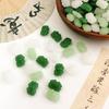 Nuevo broche de acacia de esmalte de color jade imitación chino, hoja de loto, mariposa mixta al por mayor, accesorios de joyería DIY al por mayor