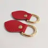 Accesorios Pequeños para Modificación de Bolsos: Bucles Laterales de Cuero, Anillos Colgantes de Cuero con Forma de Hoja, Herrajes para Bolsos