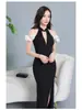 Elegante Vestido de Noche para Mujer 2026 Nuevo Estilo Lujo Ligero Nicho Gama Alta Estudiante Examen de Arte Fiesta de Cumpleaños Ceremonia de Adultos Primavera y Otoño