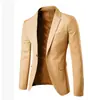 Nueva Ropa Masculina Transfronteriza de Comercio Exterior, Traje Casual de Negocios de un Botón Nuevo para Primavera y Otoño, Blazer Estilo Coreano Ajustado para Hombres Jóvenes