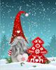 Pintura Diamante 5D Natal DIY Diamante Redondo Diamante Completo Natal Chapéu Vermelho Velho Natal Boneco de Neve Árvore de Natal Série Pintura Decorativa