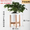 Soporte para Flores Reversible Soporte para Macetas de Madera Maciza Soporte para Macetas de Suculentas Soporte para Macetas de Interior y Exterior Sala de Estar Soporte para Macetas Cruzado de Cuatro Patas
