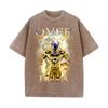 Camiseta con estampado digital para hombre y mujer, estilo retro americano, animación antigua, informal, combinable, de marca moderna, holgada, de verano para hombre y mujer.