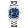 Reloj Mecánico Automático Multifuncional para Hombre Orsga Fase Lunar Calado Clásico Elegante Fabricante Directo Transfronterizo
