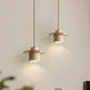 Lámpara Colgante Minimalista de Travertino Amarillo para Mesita de Noche de Dormitorio Estilo Wabi-Sabi Decoración de Pared de Fondo para Sala de Estar Casa de Huéspedes Vintage Bar Luz LED