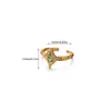 Anillo Geométrico Triangular de Zirconia Full Diamond Transfronterizo Europeo y Americano Anillo de Flor de Rosa Cruz Sol Anillo de Lujo Ligero para Mujer Venta al por Mayor