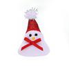 Serie de Navidad broche de felpa pin joyería dibujos animados alce muñeco de nieve muñeco accesorios de joyería al por mayor