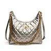 Bolsa Feminina Yuezi High-End Simples Retrô com Corrente de Losango 2026 Nova Coleção de Primavera Versátil Bolsa de Ombro Bolsa Transversal