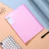 Carpeta de archivo transparente con inserts A4, carpeta impermeable de PP para almacenamiento de exámenes estudiantiles, álbum de colección de certificados de premios de gran capacidad