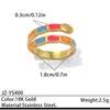 Anillo de acero inoxidable con forma de serpiente, diseño de goteo de aceite, moda europea y americana, anillo de acero de titanio de alta gama nicho, accesorio de mano de oro de 18k