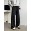 Pantalones Casuales Hombre 2026 Otoño Invierno Nuevo Estilo Japonés Moda Perezoso Holgado Adelgazante Versátil Pierna Recta Pantalones Ropa de Hombre