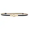 Cinto feminino fino de couro versátil da moda no atacado Versão coreana feminina de puxar com saia cinto decorativo lote misto