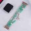 Adecuado para appIeiwatch123456789 Pulsera de Resina Cadena de Cuentas Correa de Apple Moda Universal