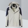 Terno fino de montanhismo masculino primavera e outono Conjunto feminino três em um destacável de duas peças Outono e inverno com forro de lã Jaqueta espessada