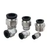 Manguera de Cobre Negro Conector Rápido Neumático Pc8-02 Enchufe Rápido Recto Tipo Universal de 6 mm