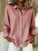 Camisa a cuadros de manga larga con cuello vuelto versátil para mujer, nueva, transfronteriza europea y americana 2026, Ropa de mujer de moda trendy para las cuatro estaciones, europea y americana
