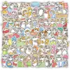 100 Adesivos de Gato Originais Pintados à Mão, Adesivos de Gatinhos Fofos, Caixa de Armazenamento, Papelaria para Tablet, Adesivos Decorativos