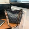 Bolso Bandolera Casual de Estilo Coreano 2024 Verano Nuevo Bolso de Hombro Casual de Moda para Mujer Bolso Tote Estampado Vintage para Viajes