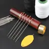 Venta Directa de Fábrica de 25 Agujas de Coser a Mano de Ojo Grande, Compactas y Portátiles, Agujas de Acero Específicamente para Personas Mayores, Herramientas de Costura para Punto de Cruz para el Hogar