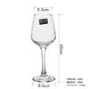 Copa de vino tinto alta de estilo europeo, transparente, para uso doméstico, copa de champán, copa de cóctel, copa de vino multiusos
