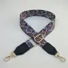 Nueva correa de hombro cuadrada de PU, correa de hombro ancha de moda, colorida, estilo étnico, bolso de mujer, bolso cruzado, correa larga de repuesto