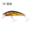 Atacado Luya isca dura isca artificial cabeça redonda submersa Mino 7cm/10g bloco de chumbo luminoso anel interno conta de rolamento sulco de sangue anzol