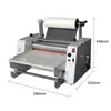 Plastificadora DC-380 Frío Caliente Simple Doble Cara Doble Uso Plastificadora Antirrizado Plastificadora con Estructura de Rodillo Grande de Acero