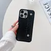 Correa de Muñeca con Patrón de Cocodrilo Adecuada para Funda de Teléfono de Cuero de Cobertura Total Apple 17Pro/16Promax, Funda Protectora de Cobertura Total Anti-Caídas