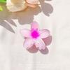 Verão Beira-mar Gradiente Super Fada Flor de Ovo Clipe Garra Celebridade da Internet Novo Estilo Flor Cabelo Coque Clipe Tubarão Grampo de Cabelo Acessório de Cabeça