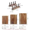 Tabla de cortar de madera de acacia, Tabla de cortar de madera maciza, Set de tres piezas específico para cocina, Clasificación de set para el hogar