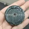 Adorno de Mano de Rana Dorada de Jade Verde Hetian de Xinjiang, Adorno de Mano de Material Fino Tigre y Pixiu, Adorno de Mano de Jade Negro, Suministro para Transmisión en Vivo