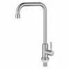 Torneira de água fria única em aço inoxidável 304, pé alongado, torneira de aço inoxidável, cozinha, varanda, torneira única de aço inoxidável